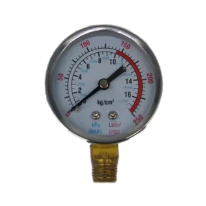 MANÔMETRO VERTICAL PARA COMPRESSOR 175 PSI